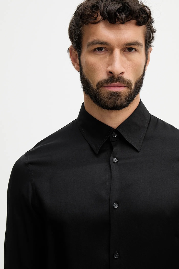 Košile Armani Exchange černá XM001817.AF13235