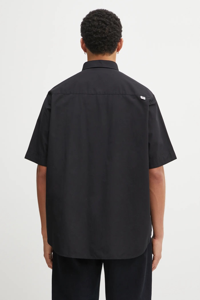 Одяг Бавовняна сорочка AAPE Now AAPSRM8518XXO чорний