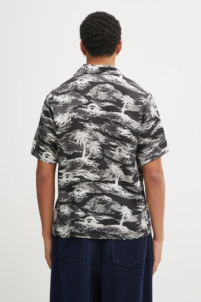 Одяг Сорочка A Bathing Ape Palm Tree Camo Open Collar 1L30132306 чорний