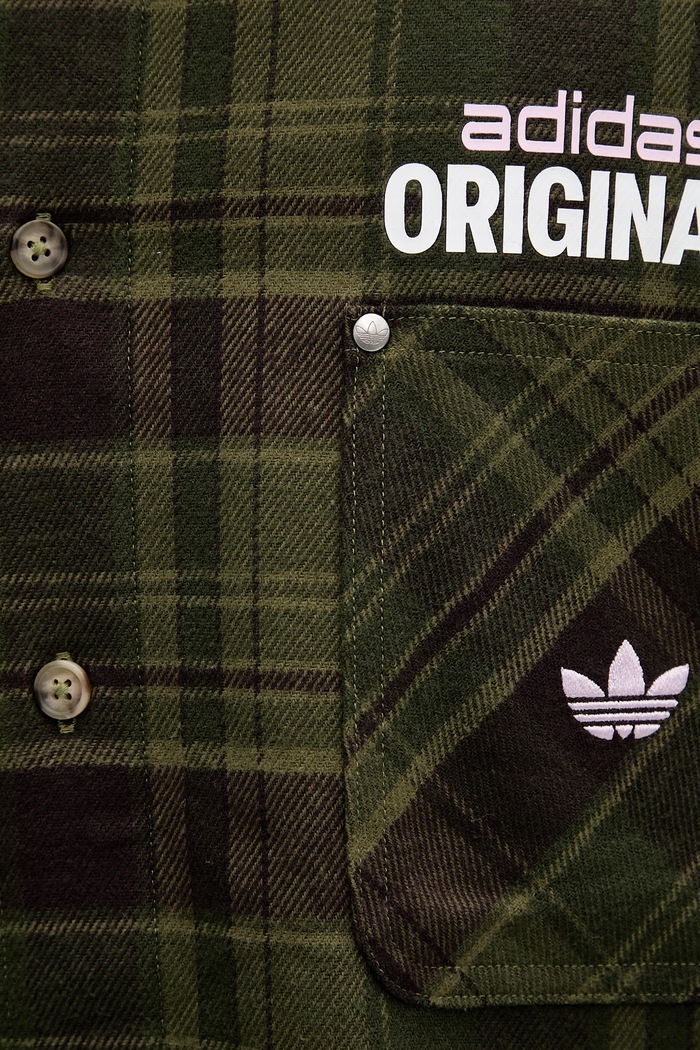 adidas Originals koszula bawełniana KG6451 zielony