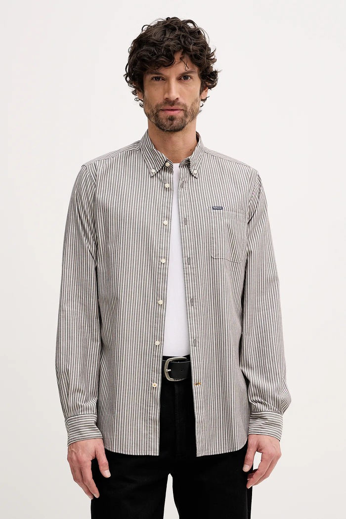 Риза Barbour Longfield райе сив MSH5707