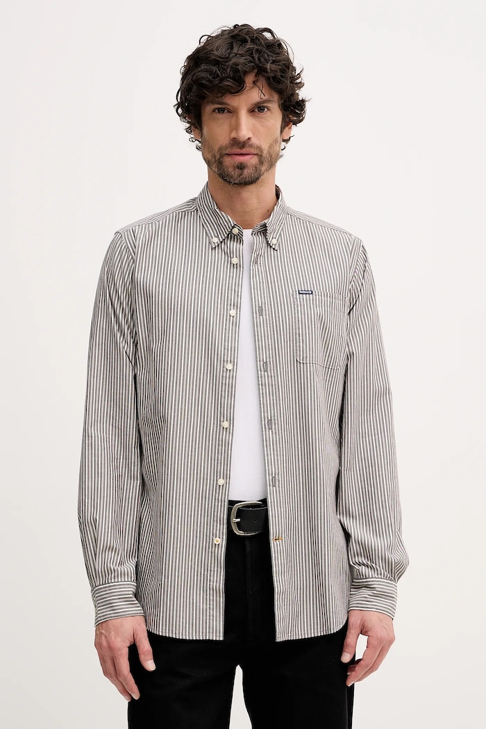Риза Barbour Longfield райе сив MSH5707