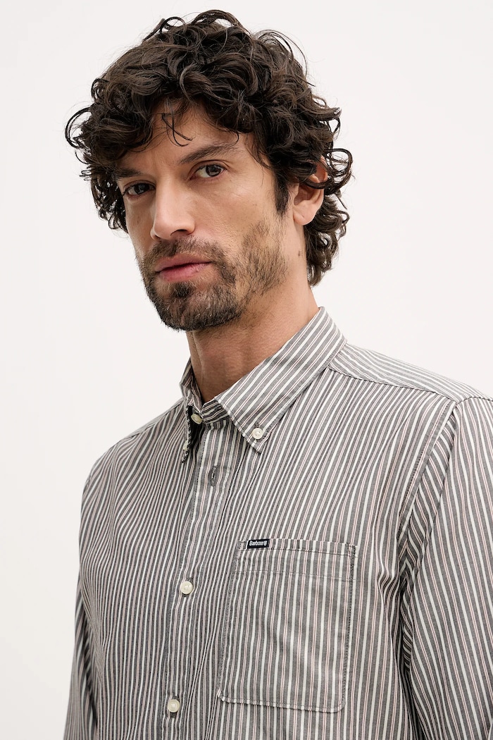 Риза Barbour Longfield сив MSH5707