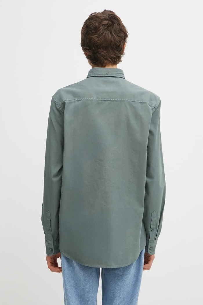 Clothing Carhartt WIP cotton shirt LS Bolton Shirt I030238.3GDGD green