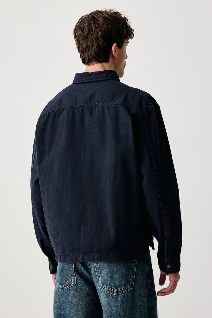 Odzież Guess Jeans Koszula męska jeansowa M6RH51.WJ871 granatowy