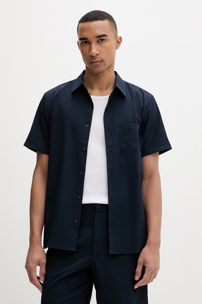 Calvin Klein košeľa pánska tmavomodrá LV04LF109G