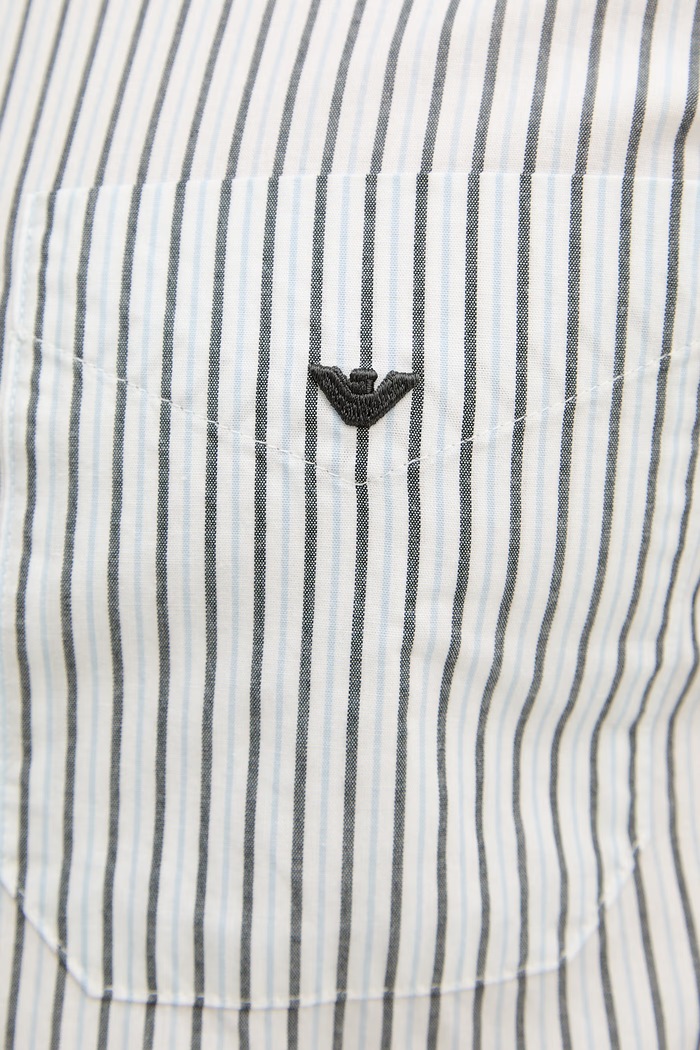 Emporio Armani cămașă din bumbac EM005429.AF24535 albastru