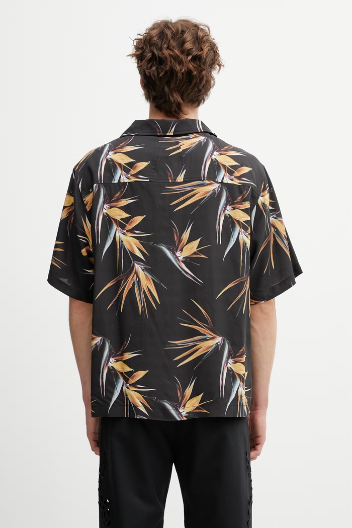 Ρούχα RHUDE Regatta Club Hawaiian πουκάμισο Ανδρικό RHPS26SR03071 καφέ