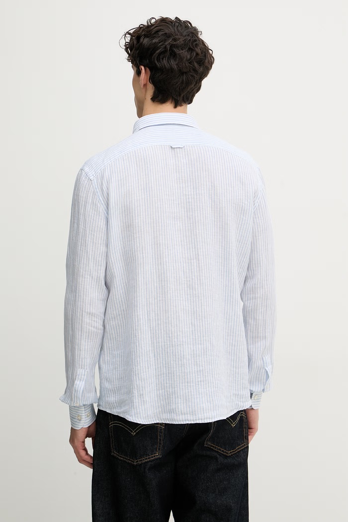 Ruházat Trussardi Ing férfi vászon 5026N000033N kék