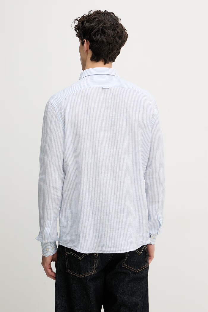 Ruházat Trussardi Ing férfi vászon 5026N000033N kék