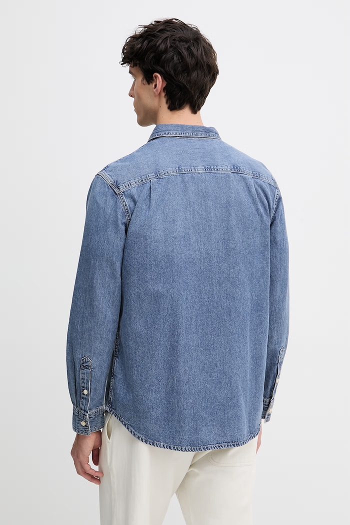 Ruházat Calvin Klein Jeans férfi farmer Ing LV04RE708G kék