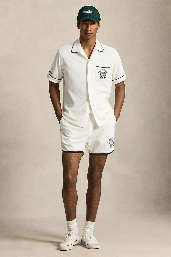 Odzież Polo Ralph Lauren koszula męska bawełniana 710B16079 biały