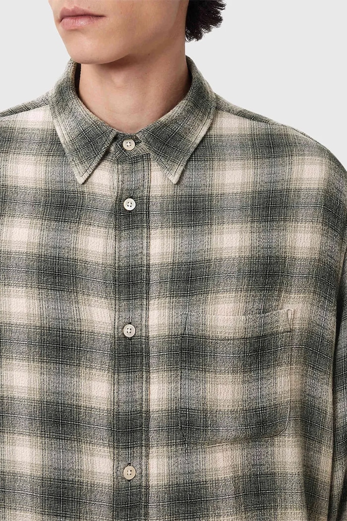 AllSaints košeľa pánska LUMLEY M034SE