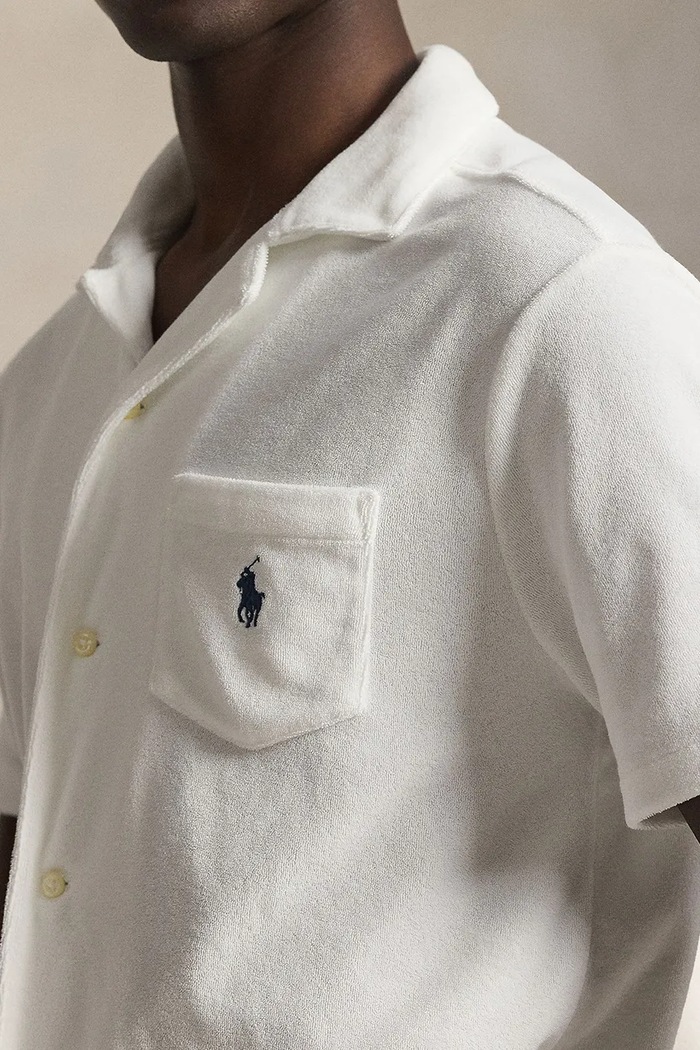 Polo Ralph Lauren cămașă pentru bărbați alb 710A12489