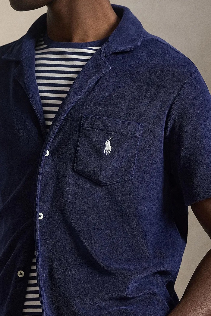 Polo Ralph Lauren cămașă pentru bărbați bleumarin 710A12489