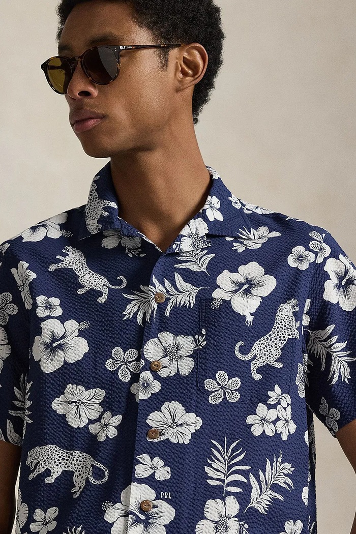 Polo Ralph Lauren srajca moška bombažna vijolična 710B13794