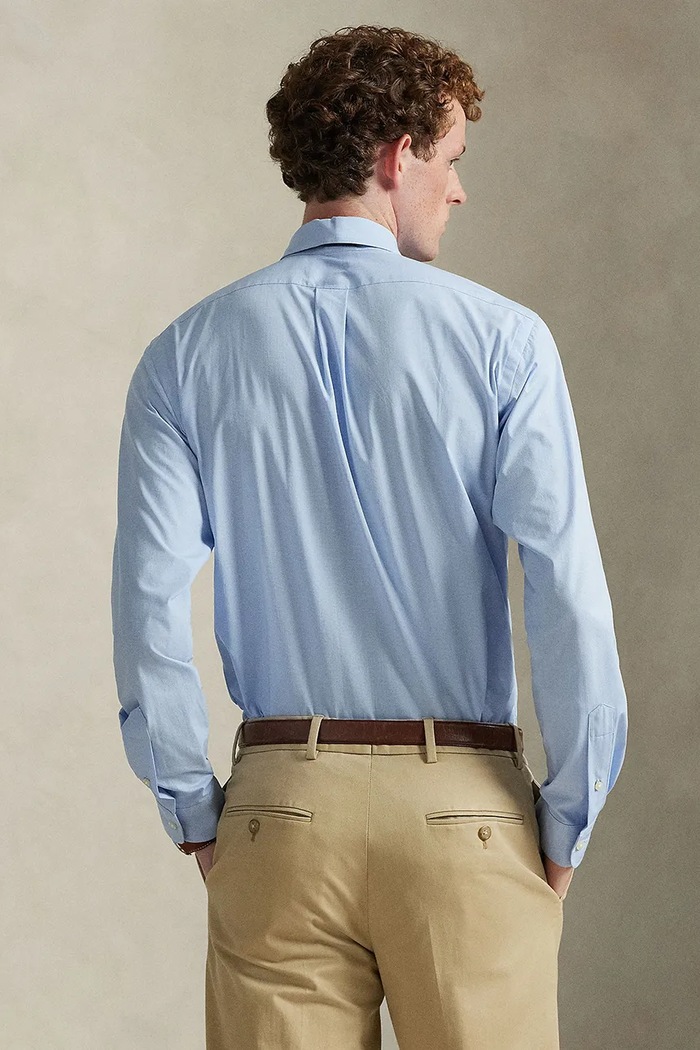 Košile Polo Ralph Lauren 710B15614 modrá SS26