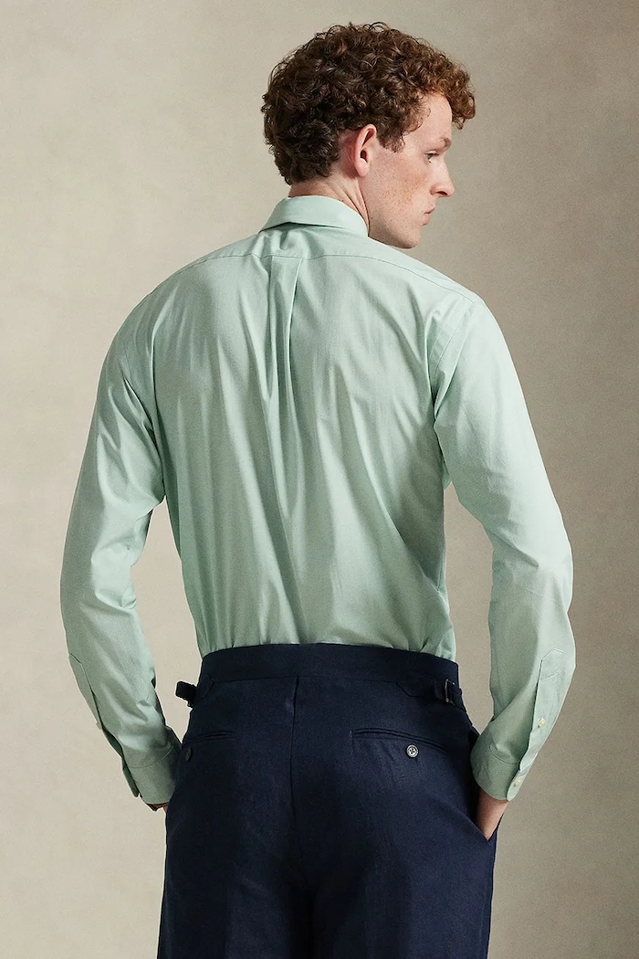 Košile Polo Ralph Lauren 710B15614 zelená SS26