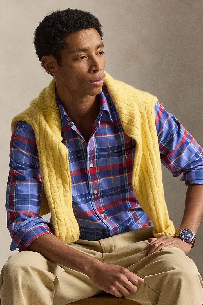 Bavlnená košeľa Polo Ralph Lauren 710P00629 modrá