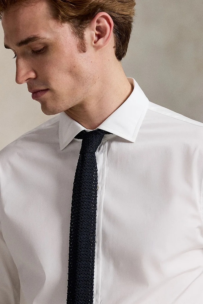 Odzież Polo Ralph Lauren koszula bawełniana 712929278 biały