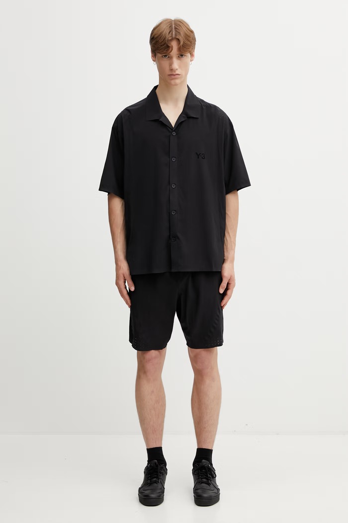 Y-3 M LT WOV SHIRT πουκάμισο Ανδρικό KF6044 μαύρο