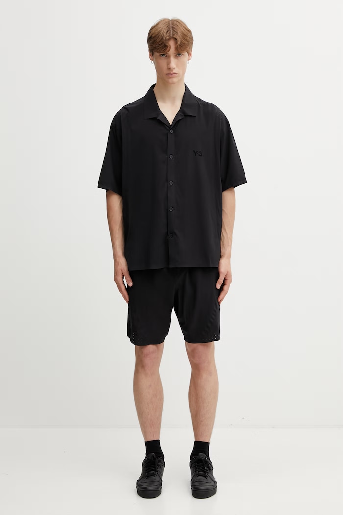 Y-3 M LT WOV SHIRT πουκάμισο Ανδρικό KF6044 μαύρο