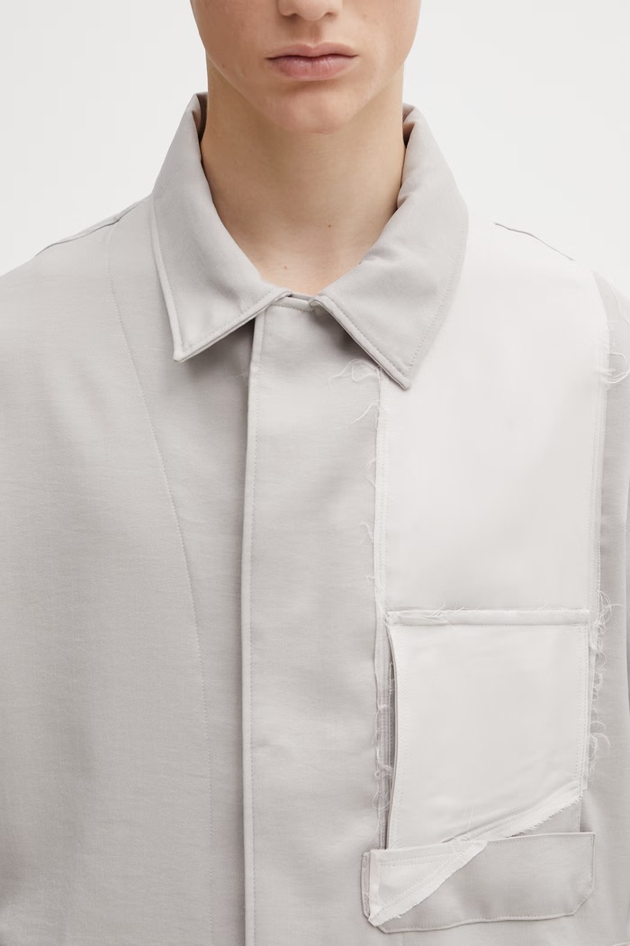Y-3 UT BLOUSON koszula męska beżowy KS7635