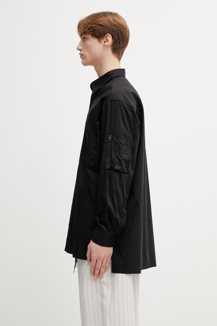 Y-3 koszula SC LS SHIRT KS7649 czarny SS26