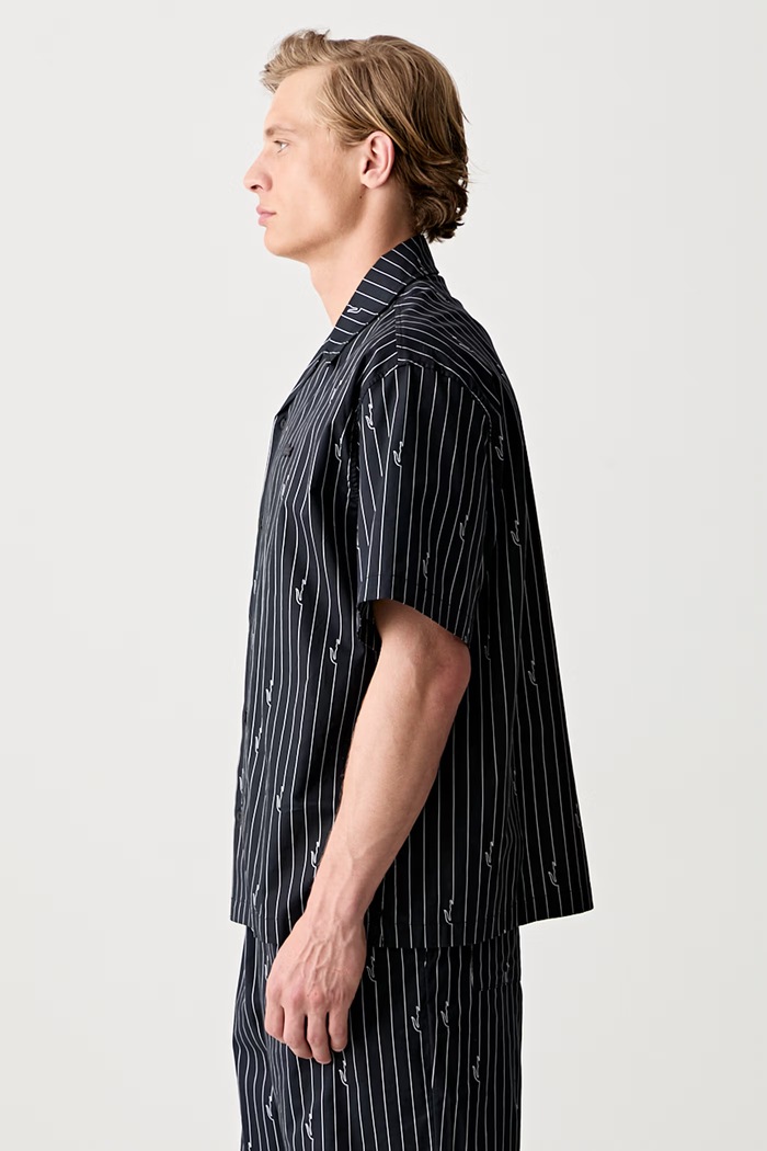 Lacoste men's cotton shirt CH2343 black SS26