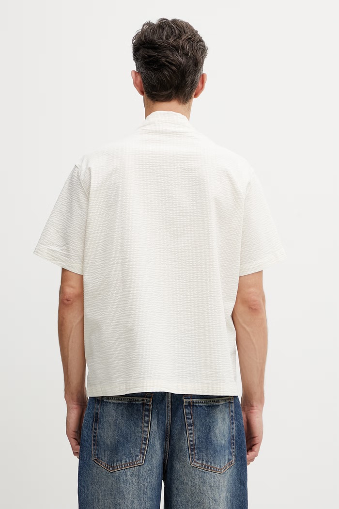 Ρούχα Lacoste πουκάμισο CH2355 μπεζ