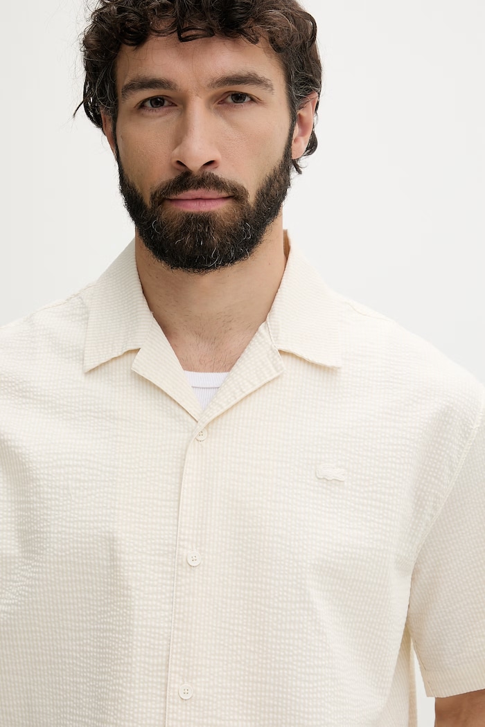 Lacoste košeľa béžová CH2355