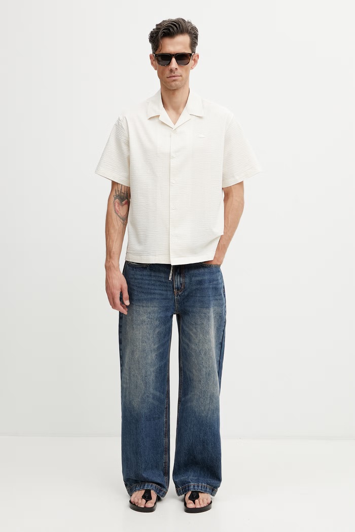 Lacoste πουκάμισο CH2355 μπεζ