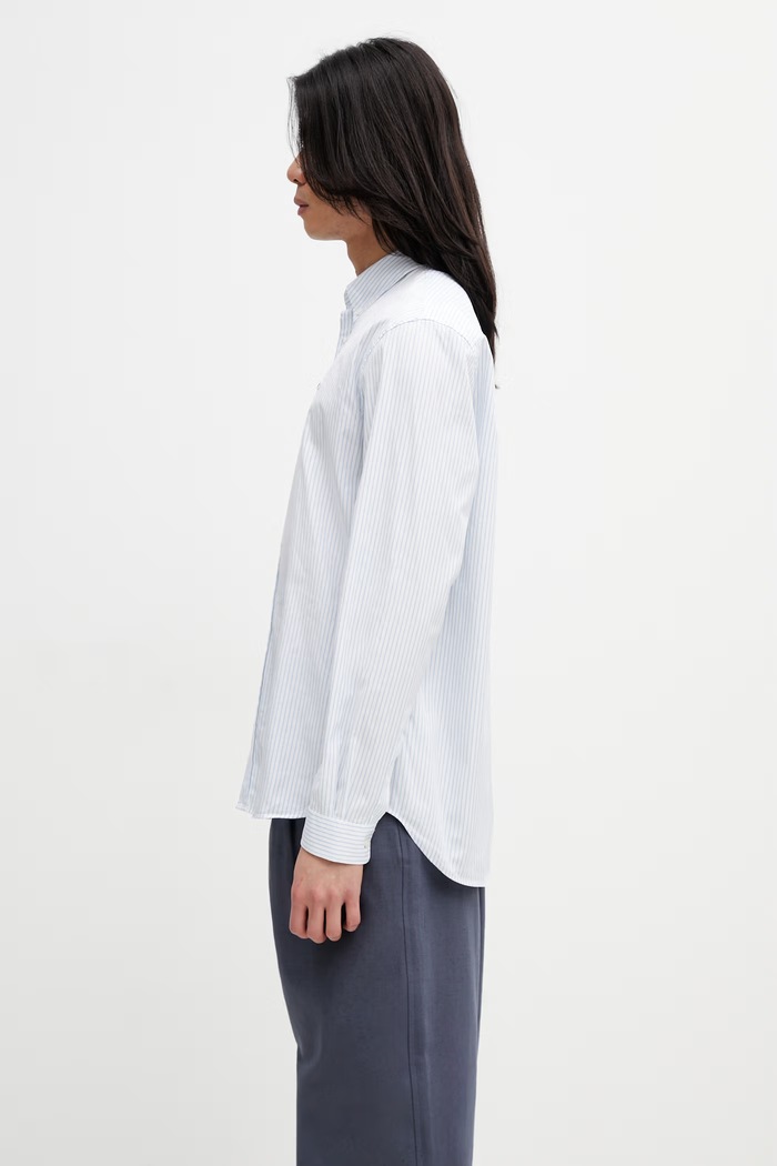 Lacoste πουκάμισο βαμβακερό ανδρικό CH5084 λευκό SS26