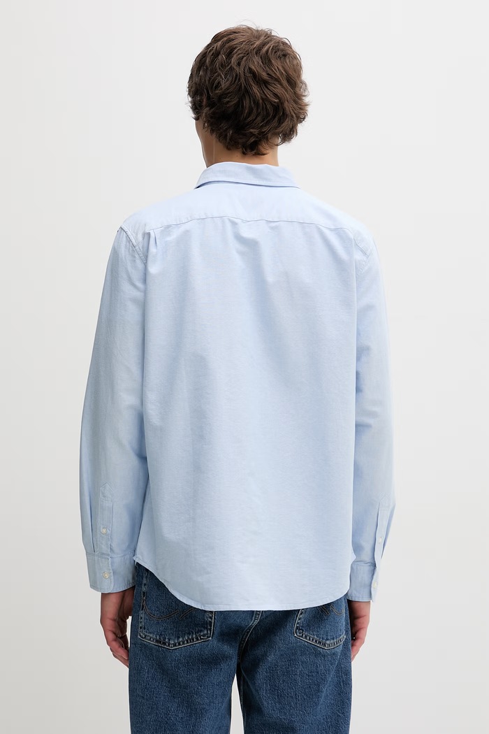 Ρούχα Levi's Ανδρικό βαμβακερό πουκάμισο SUNSET 1 POCKET STANDARD 85746.0157 μπλε
