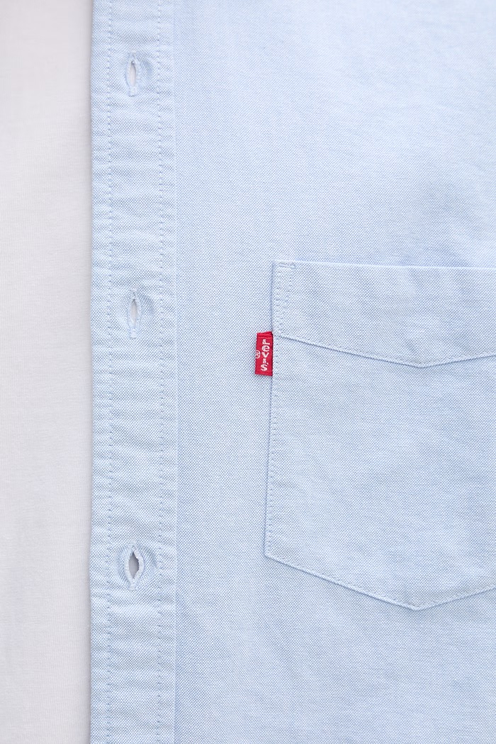 Levi's Ανδρικό βαμβακερό πουκάμισο SUNSET 1 POCKET STANDARD 85746.0157 μπλε