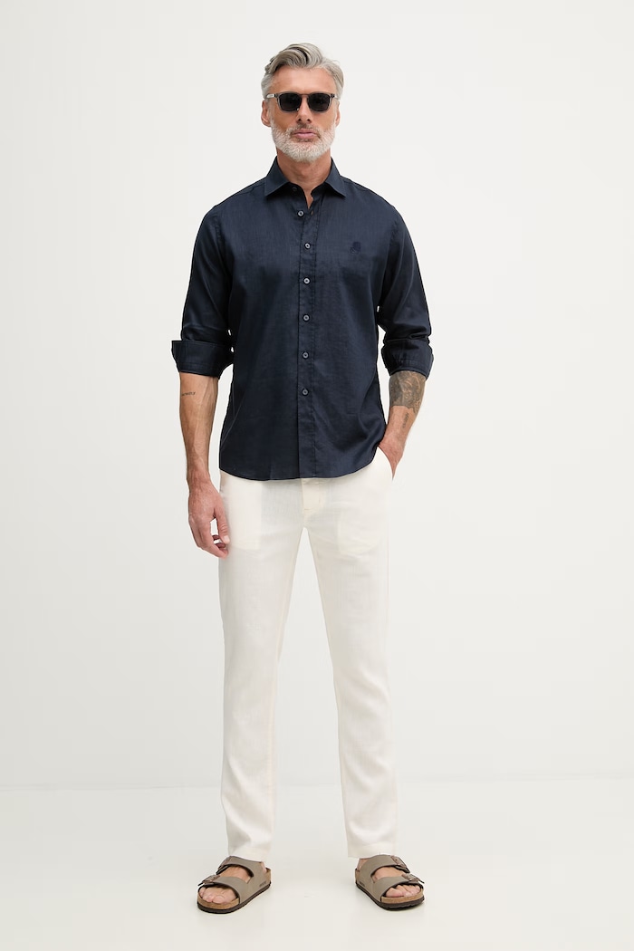 Karl Lagerfeld cămașă pentru bărbați, cu in 562791.605084 bleumarin SS26