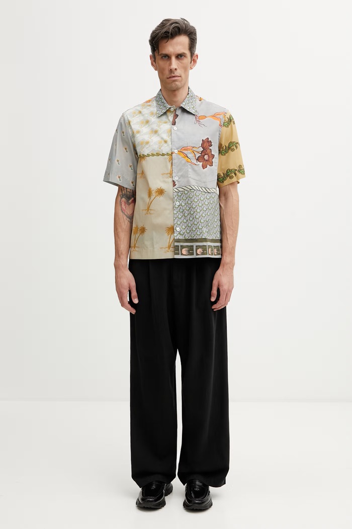 Paul Smith CASUAL FIT koszula bawełniana męska M1R.857Z.V02924 beżowy