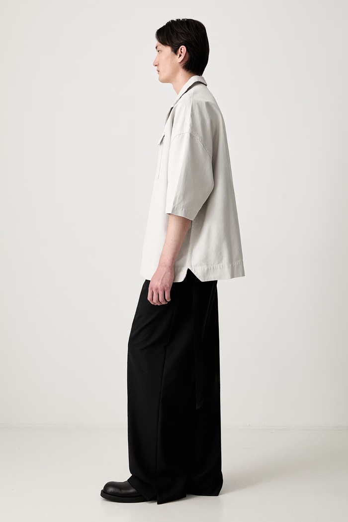 Rick Owens DRKSHDW Magnum Tommy košile bavlněná pánská DU01F4290.CVS béžová SS26