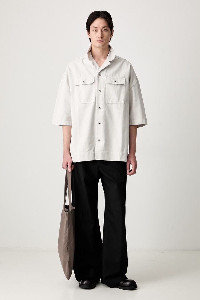 Rick Owens DRKSHDW Magnum Tommy košile bavlněná pánská DU01F4290.CVS