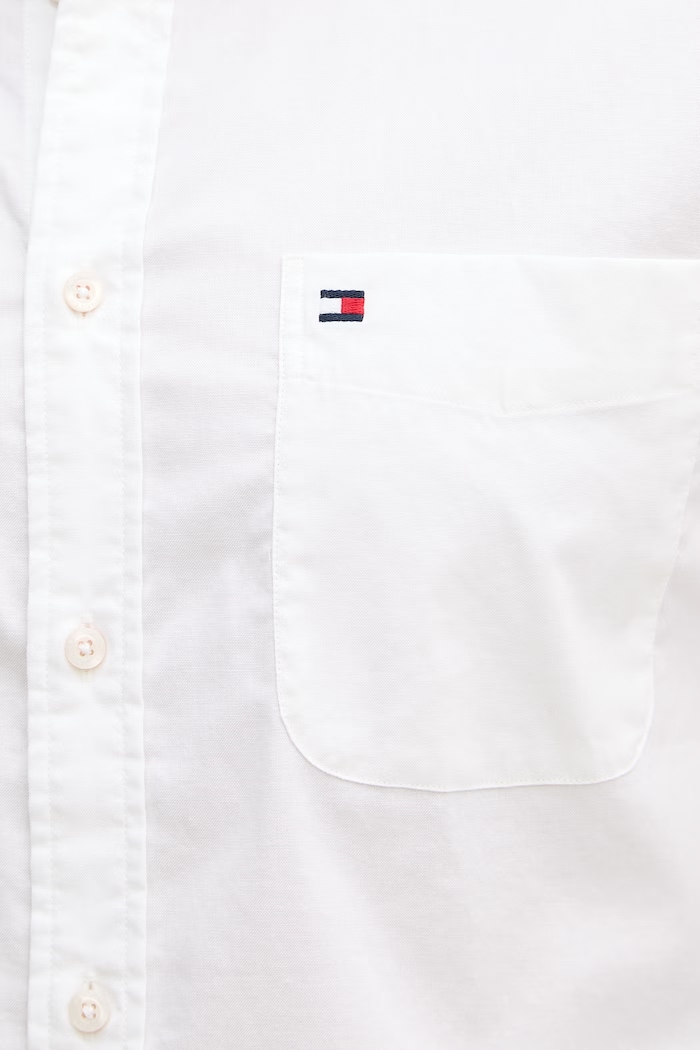 Tommy Hilfiger košeľa pánska bavlnená s elastanom MW0MW42285 béžová