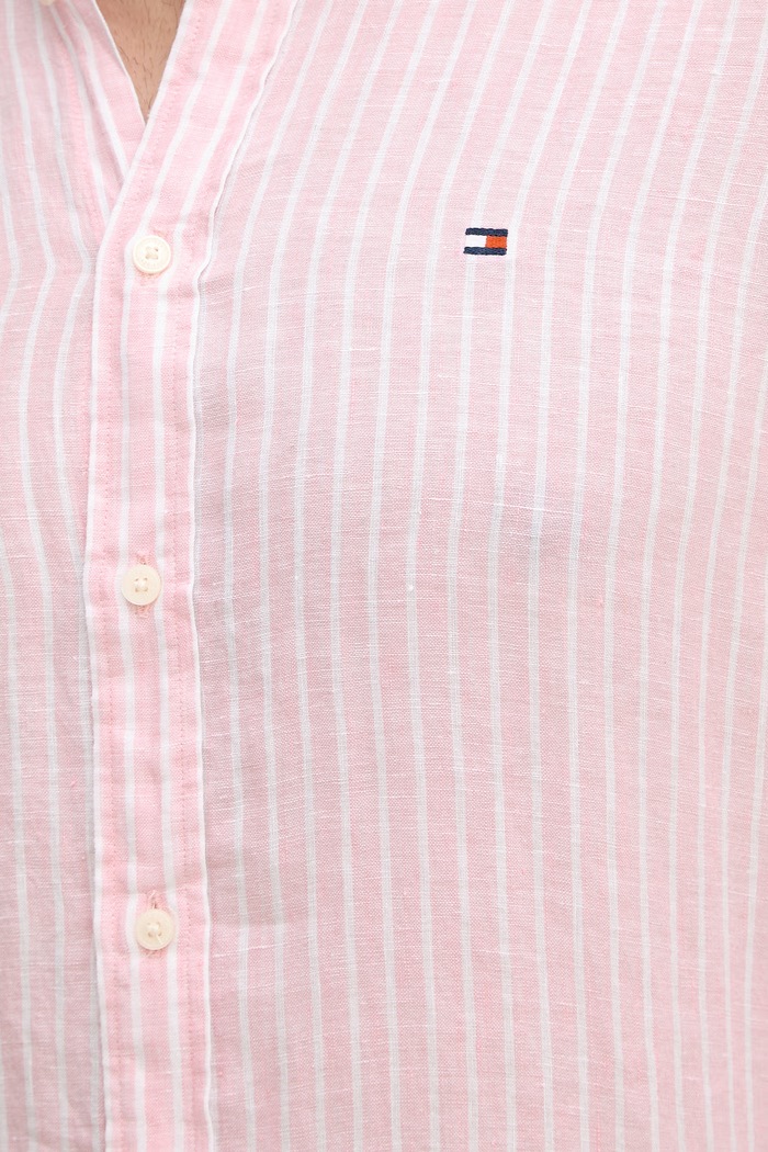 Tommy Hilfiger cămașă pentru bărbați, din in MW0MW42400 roz