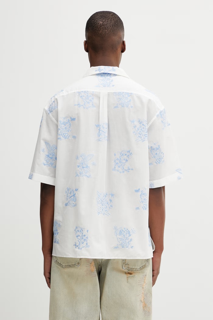 Oblečenie Košeľa Kenzo Shirt SC FG55CH1359EG biela
