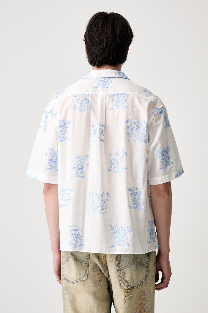 Clothing Kenzo Shirt SC shirt with cotton Men's FG55CH1359EG white