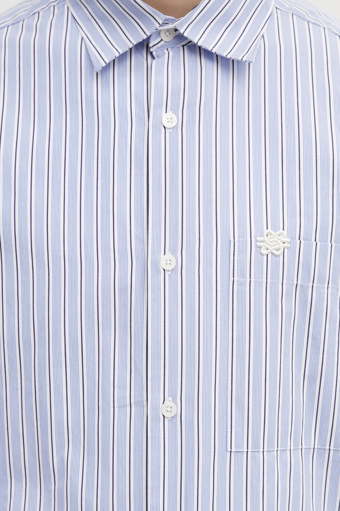 Filling Pieces férfi pamut ing Pinstripe kék 412621501293.294