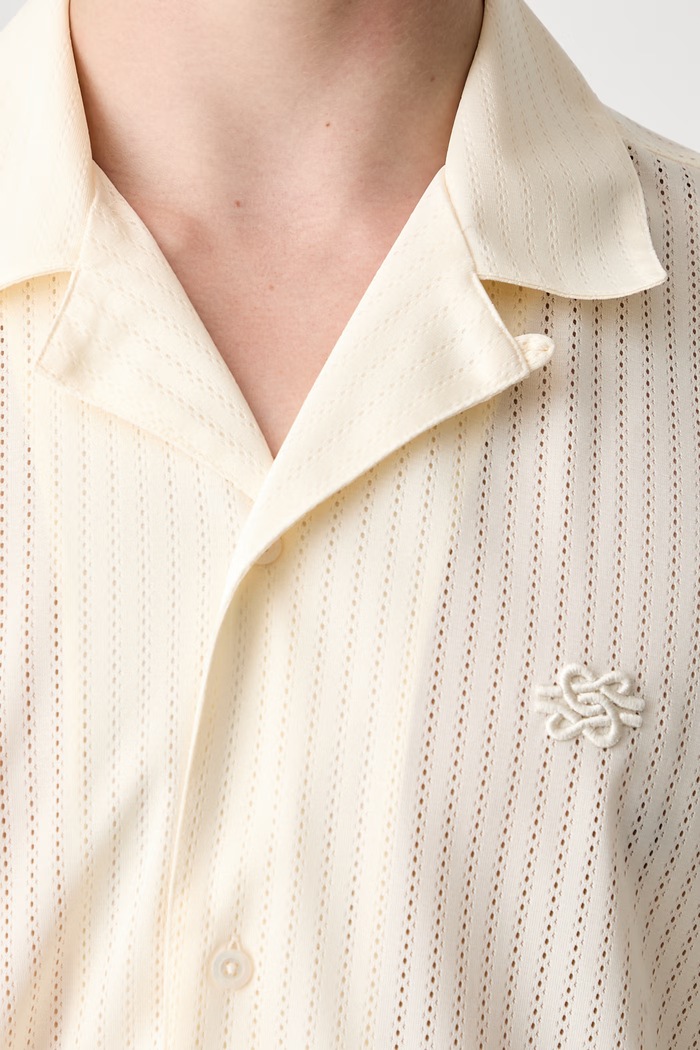 Filling Pieces Mesh shirt men's 412655501178.214 beige