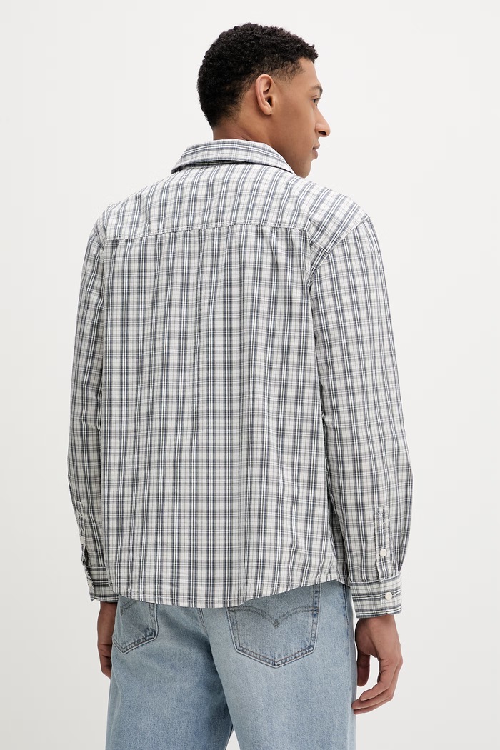 Îmbrăcăminte Dickies cămașă din bumbac DK0A885CC481 albastru