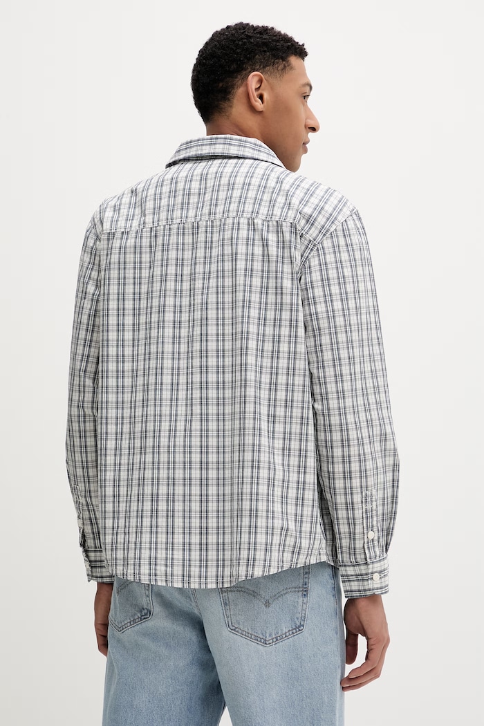 Îmbrăcăminte Dickies cămașă din bumbac DK0A885CC481 albastru