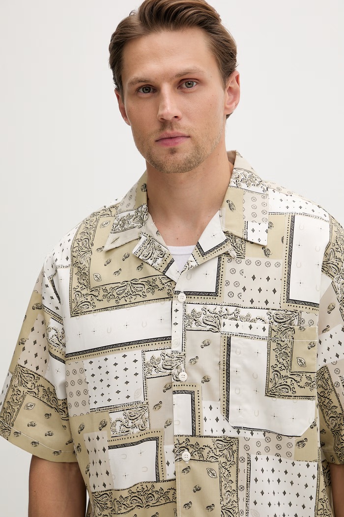 Dickies риза мъжка с лиосел бежов DK0A889TC481