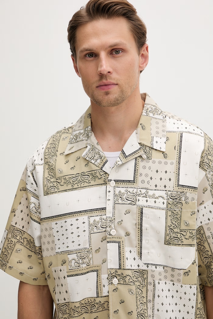 Dickies риза мъжка с лиосел бежов DK0A889TC481