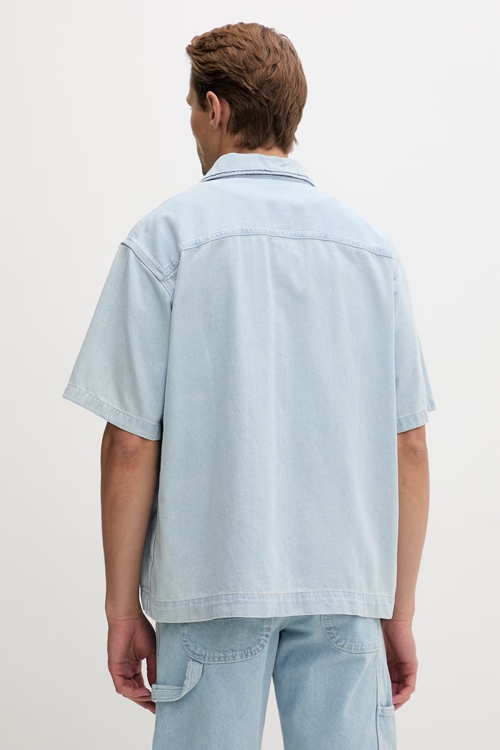 Odzież Dickies koszula męska jeansowa DK0A88PH0FE1 niebieski